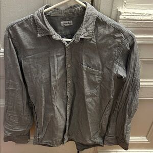 Steven Alan Navy and White Striped Shirt